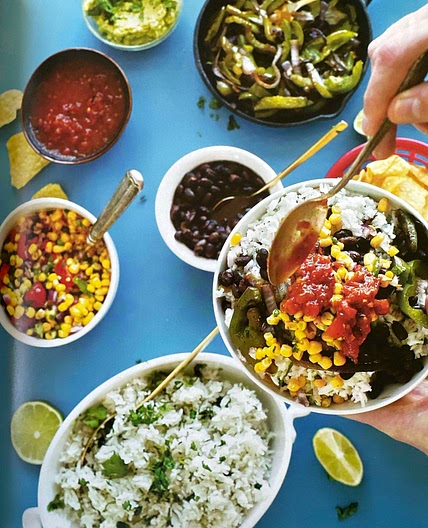 Easy weeknight burrito bowl