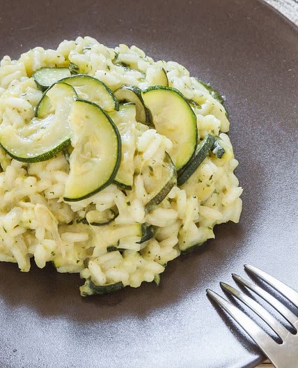 Riz courgettes gingembre et citron vert
