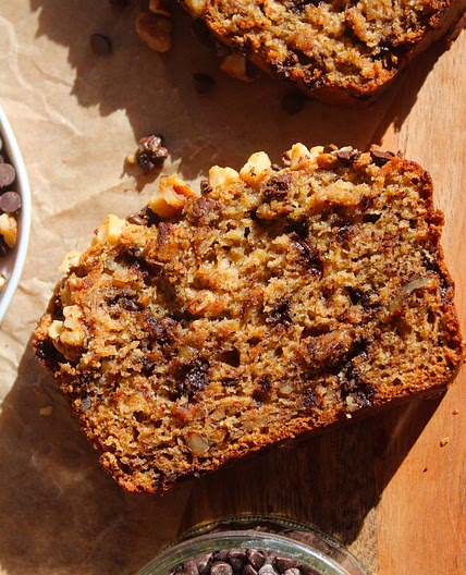 Chocolate Chip Banana Nut Bread