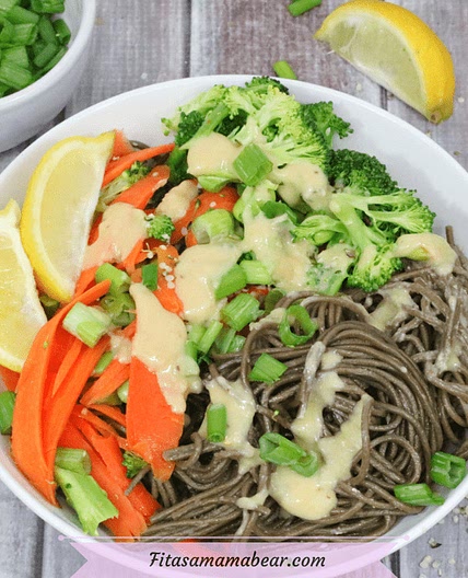 Tangy Soba Noodle Bowl