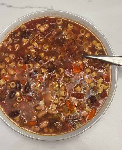 Delicious and Simple Pasta e Fagioli Soup -