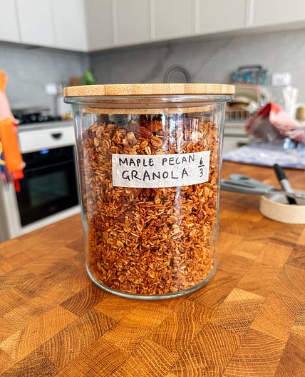 Easy Maple Pecan Granola