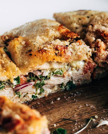 Trader Joe's Sun-Dried Tomato Focaccia Turkey Sandwich