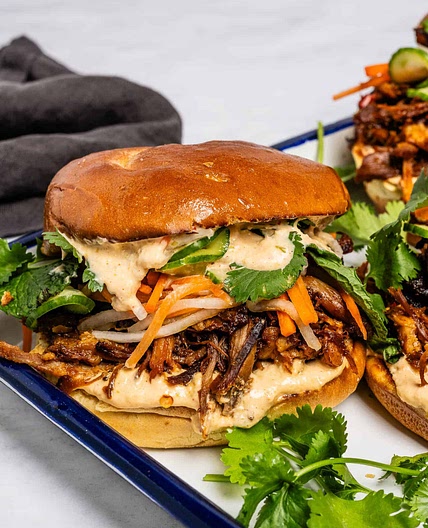 Korean Pulled Pork Sandwich