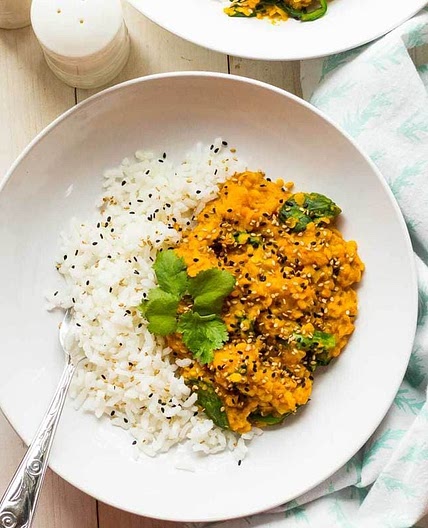 Slow Cooker Lentil Curry