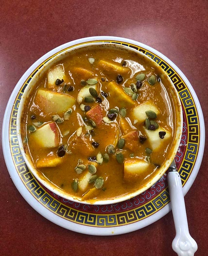 Lowcal Pumpkin Apple Soup