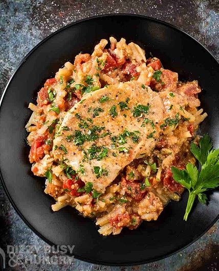 Slow Cooker Pork Chop Casserole with Hash Browns