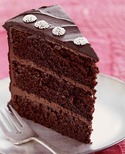 Chocolate Layer Cake with Peppermint Ganache Frosting