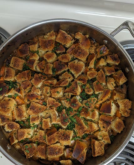 White Bean and Mushroom Gratin Courtesy of America's Test Kitchen