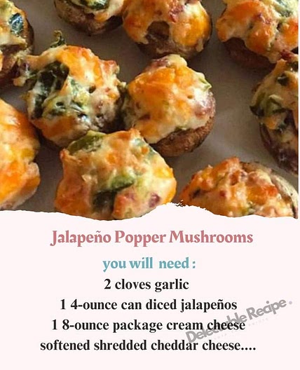 Jalapeno Mushroom Poppers