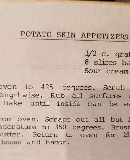 Potato Skin Appetizers