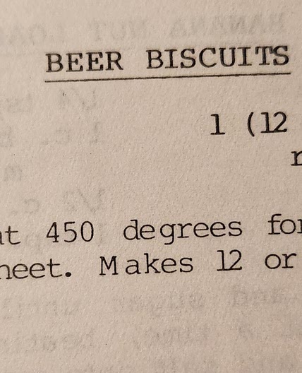 Beer Biscuits