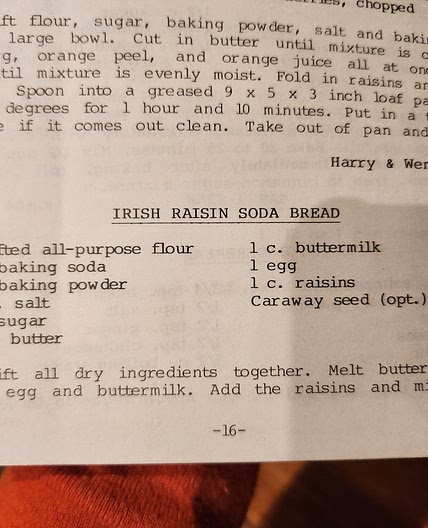 Irish Cranberry Soda Bread