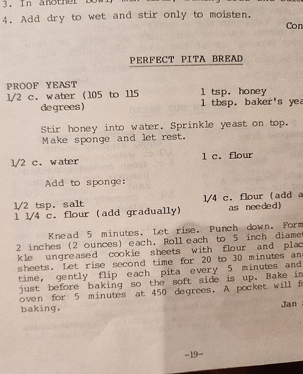 Perfect Pita Bread