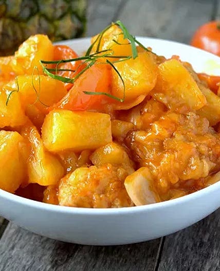 Poulet à l'ananas