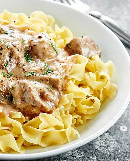 Crock Pot Beef Stroganoff Recipe