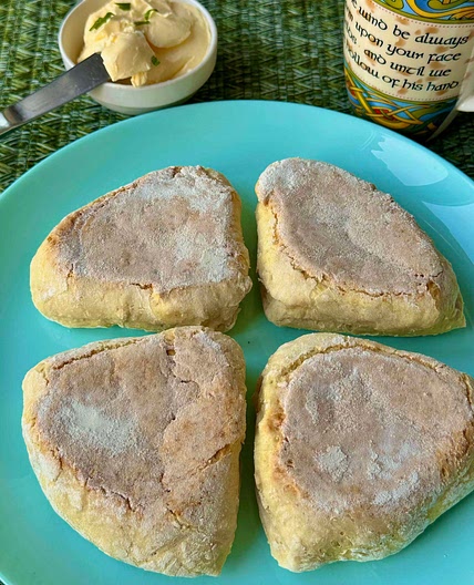 Irish Soda Farls - Irish Pan Bread 