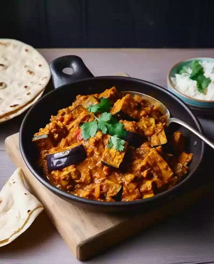 Mary Berry Aubergine Bhuna Curry