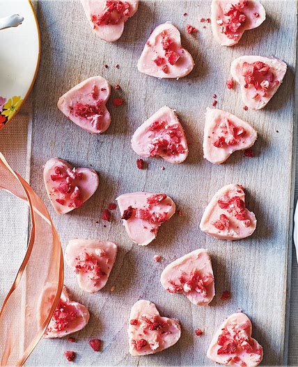 Strawberry heart truffles recipe