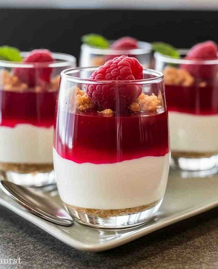 Raspberry Cassis Parfait {Mary Berry}