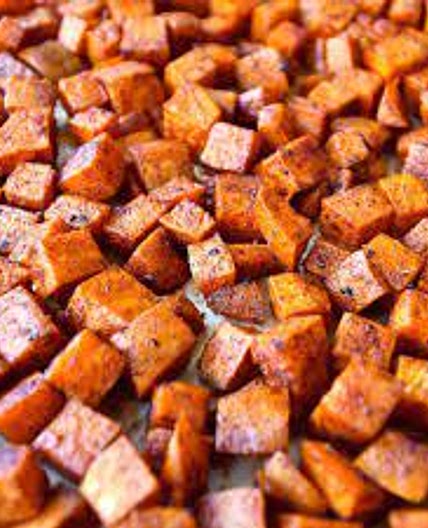 Kiah's Spiced Baked Sweet Potato