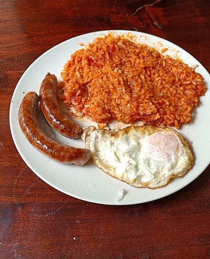 Arroz a la cubana