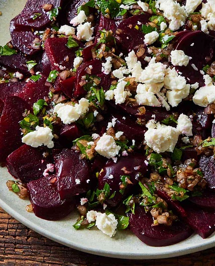 Roasted Beet Salad with Feta