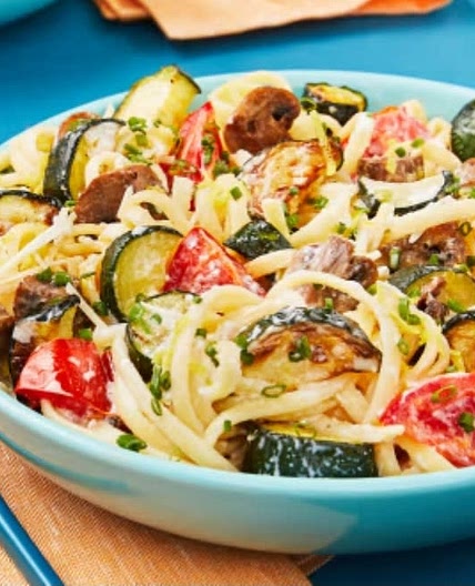 Lemon Zucchini Linguine