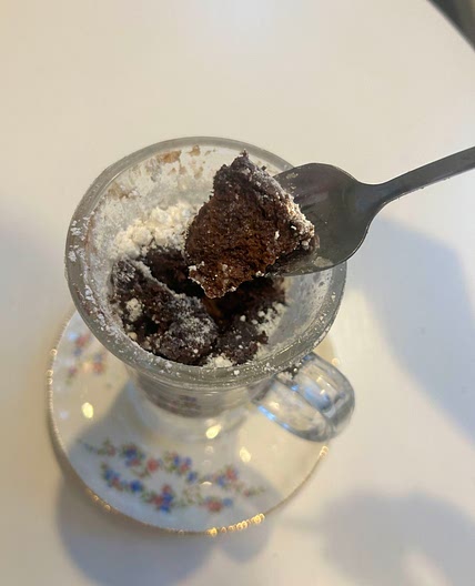 Chocolate Dulce De Leche Mug Cake