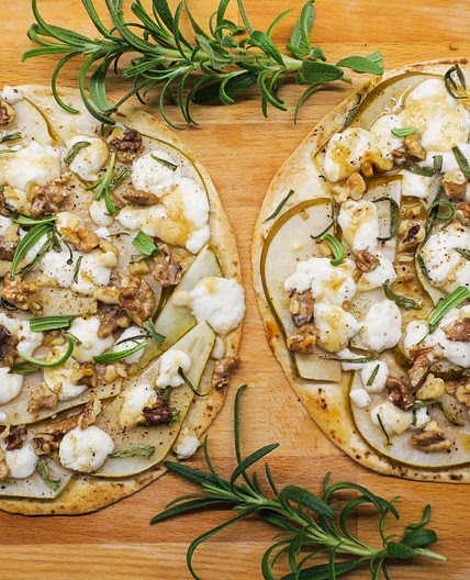 Chèvre pizza