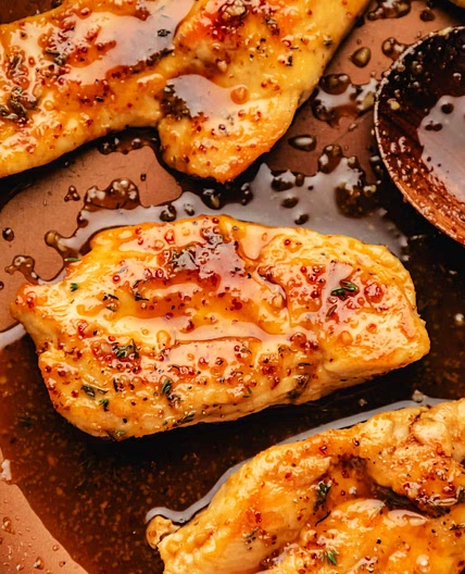 MAPLE DIJON GLAZED CHICKEN (Sarah Johnstun)