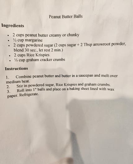 Peanut Butter Balls