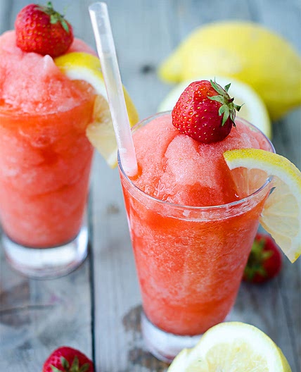 Strawberry Lemonade Slushie