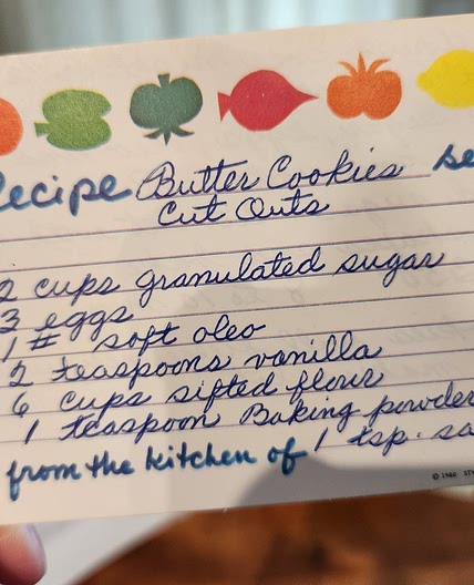 Butter Cookies - Cut Outs
