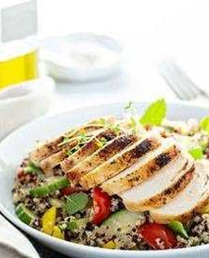 Quinoa con pollo y vegetales a la plancha | Reto 28