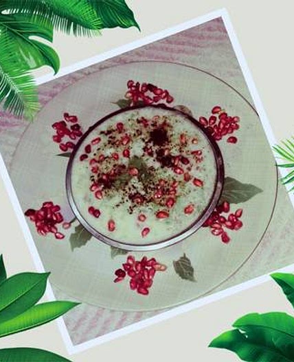अनार और खीरे का रायता (Anar Or Kheera Raita Recipe In Hindi)