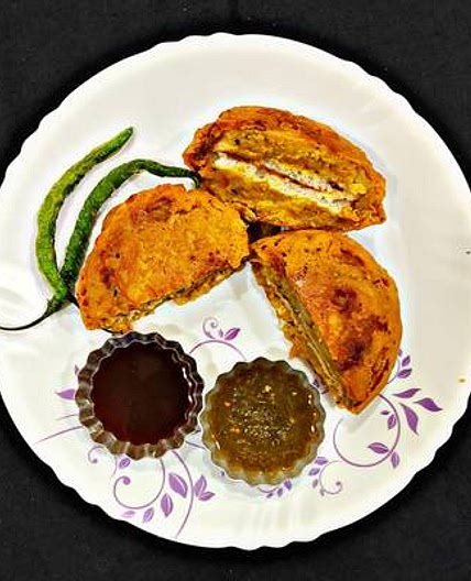 उल्टा वड़ा पाव (ulta vada pav recipe in Hindi)