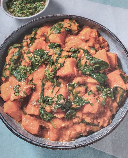 Sweet Potato Coconut Dal