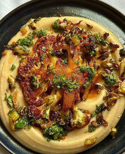 CAULIFLOWER STEAK + CHIMICHURRI