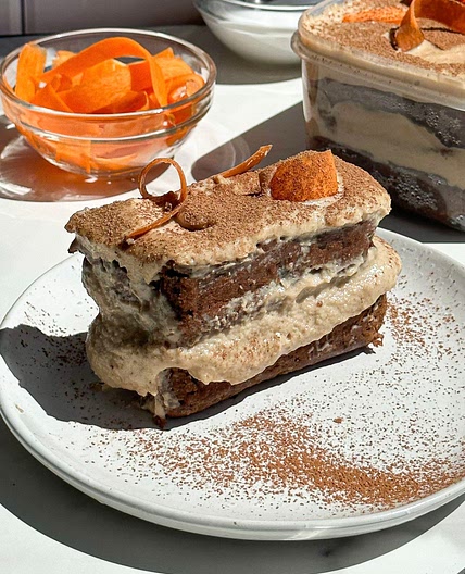 Choc Carrot Cake Baked Oats