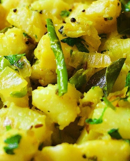 INDIAN Potato Dry Bhaji