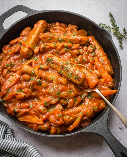 Sausage & Bean Casserole 4