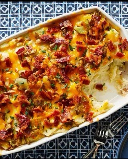 Twice baked potato Cassarole 