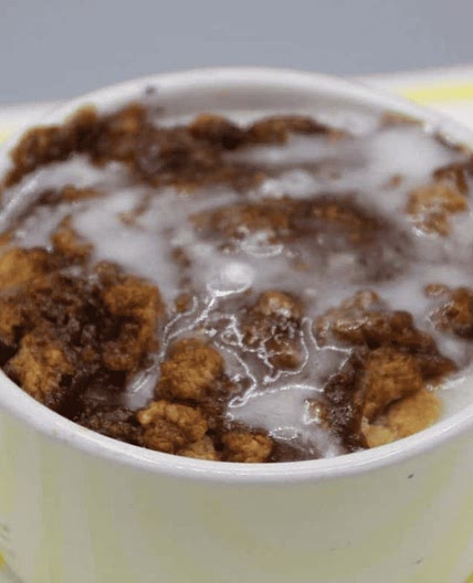 Air Fryer Cinnamon Nut Swirl Mug Cake