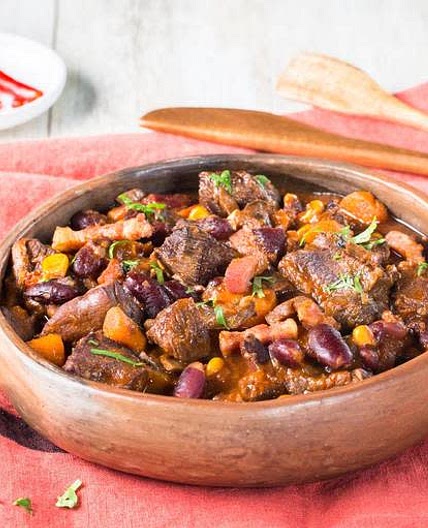 Bœuf bourguignon mexicain