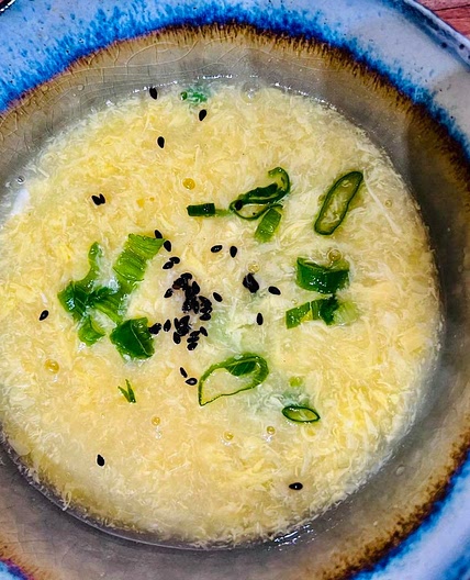 Chinese Egg Drop Soup | 鸡蛋羹