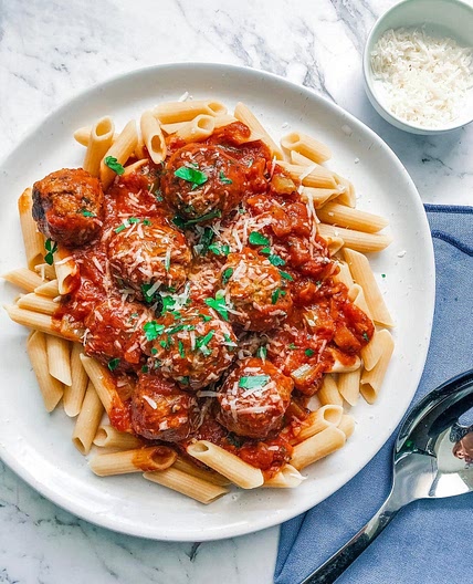 Vege Meatball Pasta 4