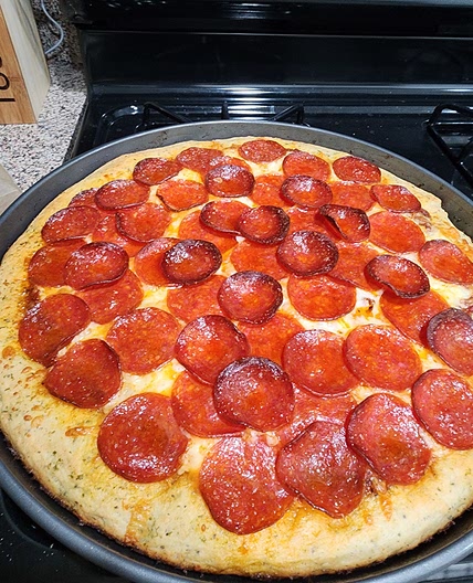 Pizza Dough Recipe #1 Pan Pizza 14.25 Inch Pan