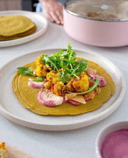 Turmeric Quinoa Wraps