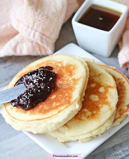 High Protein Yogurt Pancakes